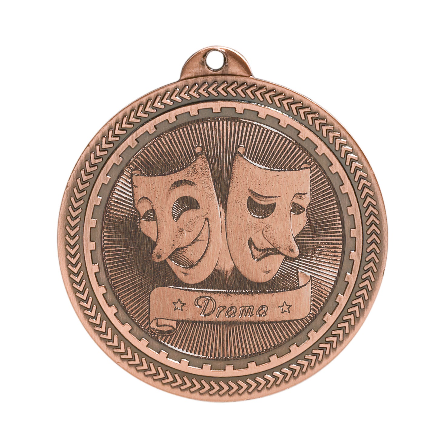 2 inch Drama Laserable BriteLazer Medal