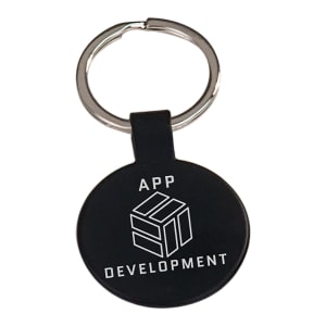 Colored Laserable Keychain