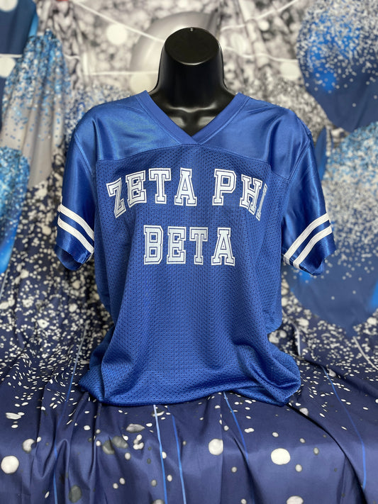 Zeta Phi Beta Ladies Football Jersey