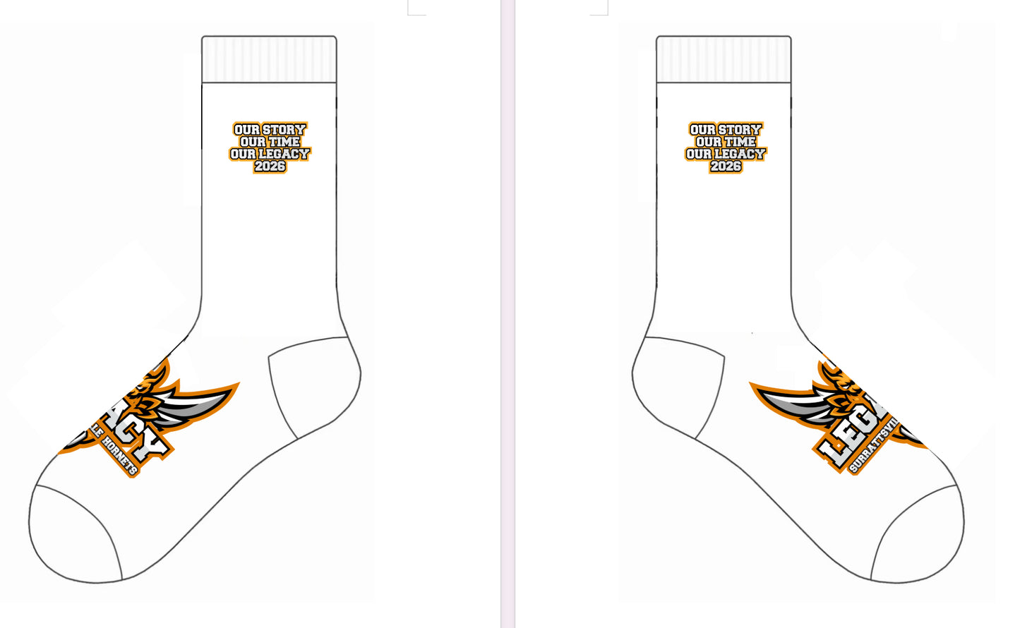 Surrattsville Class of 2026 Socks