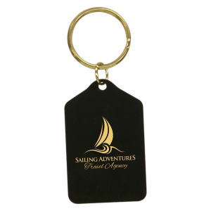 Black Brass Keychain