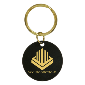 Black Brass Keychain