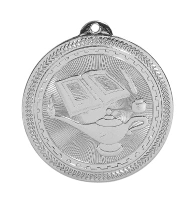 2 inch Lamp of Knowledge Laserable BriteLazer Medal