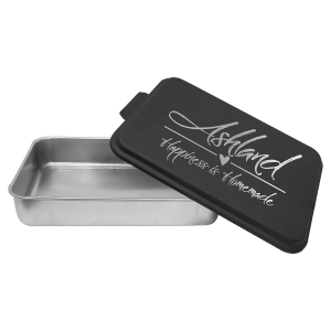 9" x 13" Aluminum Cake Pan with Colored Lid