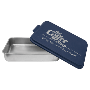 9" x 13" Aluminum Cake Pan with Colored Lid