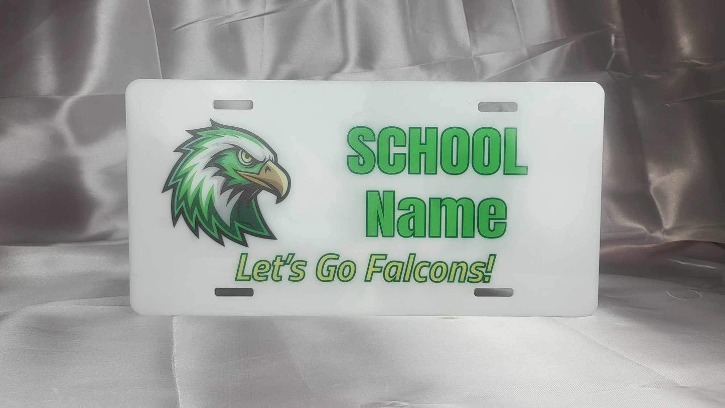 School License Plate