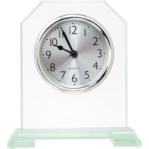 6 1/2" Glass Clock