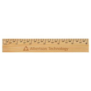 6" Bamboo Ruler