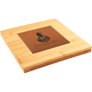 Bamboo Trivet with Recessed Area