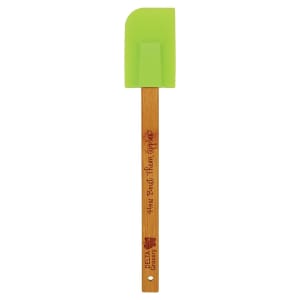 11 3/4" Colored Silicone Spatula with Bamboo Handle