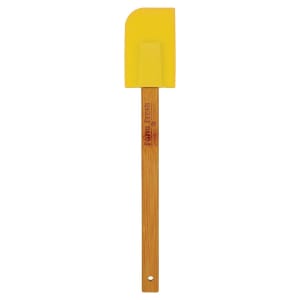 11 3/4" Colored Silicone Spatula with Bamboo Handle