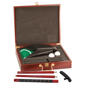 Rosewood Finish Executive Golf Set and Ball Box (Balls not included)