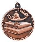 2 inch Lamp of Knowledge High Relief Medal