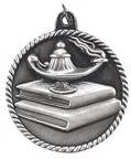 2 inch Lamp of Knowledge High Relief Medal