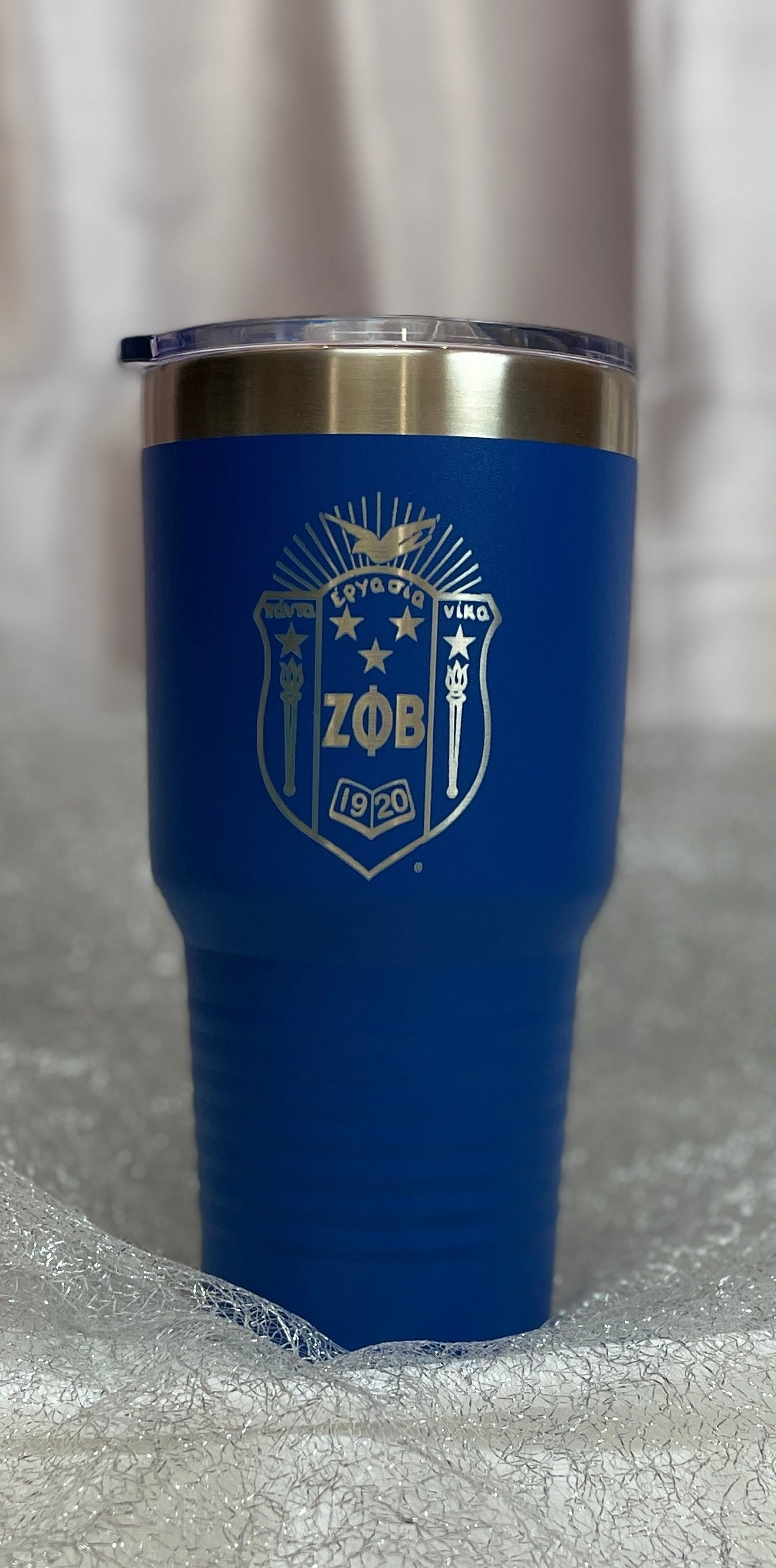 Zeta Phi Beta 30 oz Polar Camel Tumbler with Slider Lid