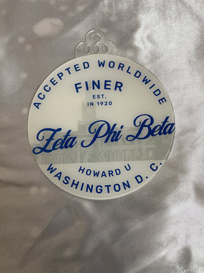 Zeta 4-in Flat Ornaments