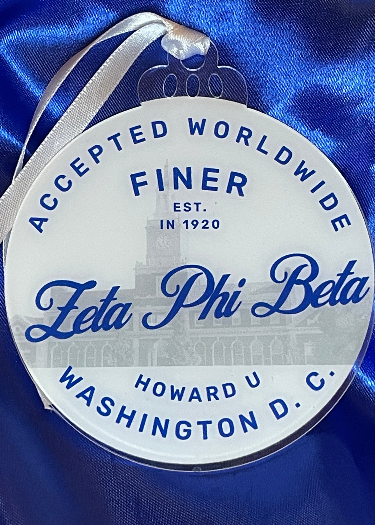 Zeta 4-in Flat Ornaments