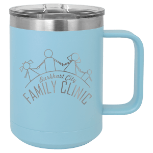 Polar Camel 15 oz. Stainless Steel Vacuum Insulated Mug with Slider Lid