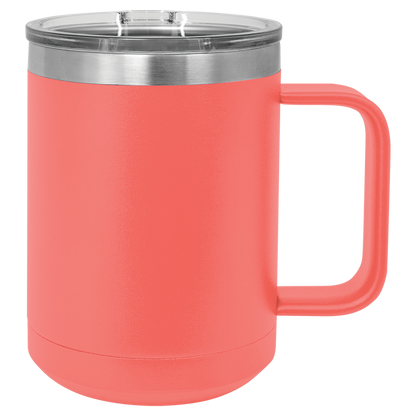 Polar Camel 15 oz. Vacuum Insulated Mug with Slider Lid