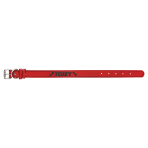 Small 15" x 3/4" Laserable Leatherette Dog Collar