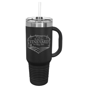 Fundraiser: Polar Camel 40 oz. Travel Mug with Handle, Straw Included