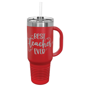 Fundraiser: Polar Camel 40 oz. Travel Mug with Handle, Straw Included