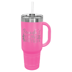 Fundraiser: Polar Camel 40 oz. Travel Mug with Handle, Straw Included