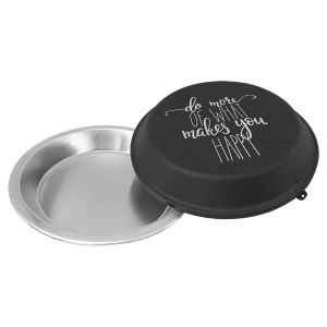 9" Aluminum Pie Pan with Colored Lid