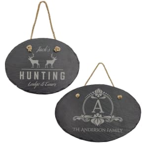 Slate Plaque with Hanger String Sample Set