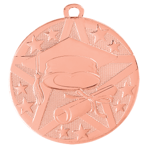 2 inch Superstar Graduate Medal