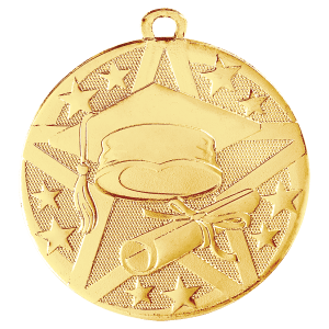 2 inch Superstar Graduate Medal