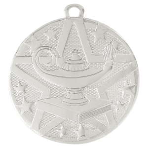 2 inch Superstar Lamp of Knowledge Medal