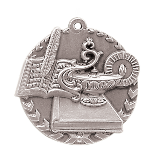 1 3/4 inch Lamp of Knowledge Millennium Medal