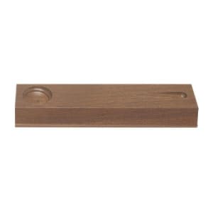 11 1/4" x 3" x 1" Genuine Walnut Gavel Presentation Block for 10" Gavel