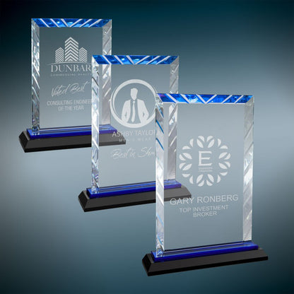 Award: Accent glass on colored base